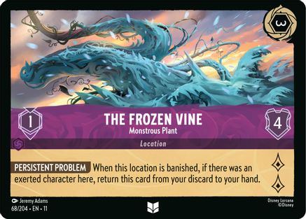 The Frozen Vine - Monstrous Plant (68/204) - W - Uncommon