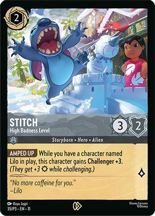 Stitch - High Badness Level (35) - DLPC - Promo - Cold Foil
