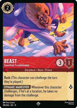 Beast - Snowfield Troublemaker (118/204) - W - Super Rare