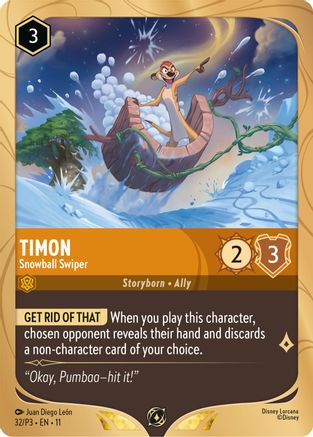 Timon - Snowball Swiper (32) - DLPC - Promo - Holofoil