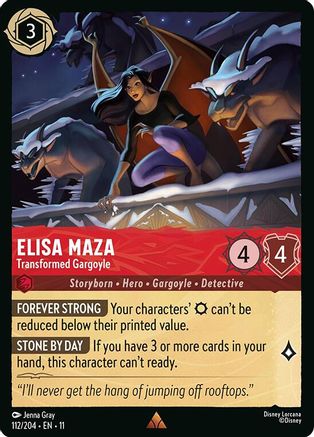 Elisa Maza - Transformed Gargoyle (112/204) - W - Rare