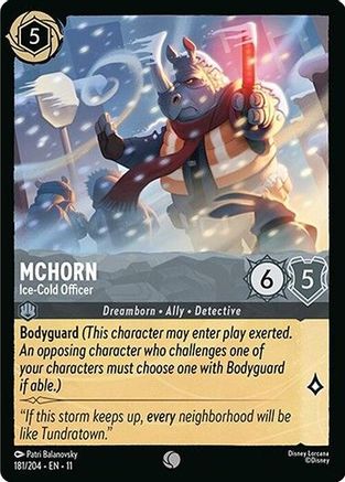 McHorn - Ice-Cold Officer FRANÇAIS (181/204) - G - Commune