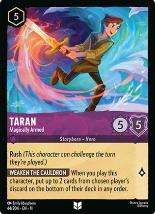 Taran - Magically Armed (44/204) - W - Uncommon - Cold Foil