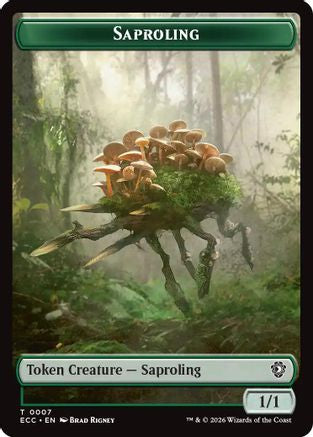 Saproling // The Monarch Double-Sided Token (ECC-7 // 12) - token