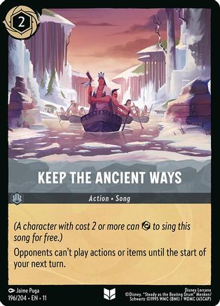 Keep the Ancient Ways (196/204) - W - Uncommon