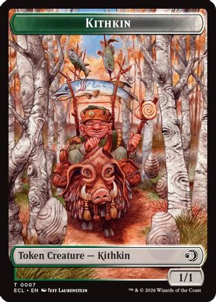 Kithkin // Treasure Double-Sided Token (ECL-7 // 10) - token - Foil