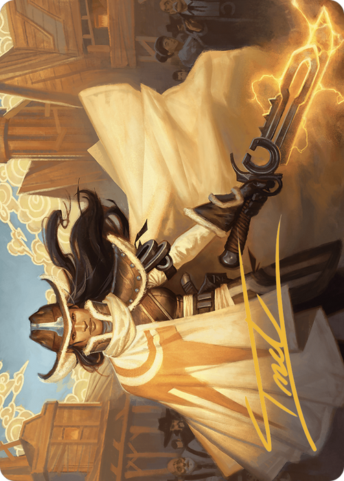 Omenport Vigilante // Omenport Vigilante (AOTJ-003) - common (Borderless) - Foil