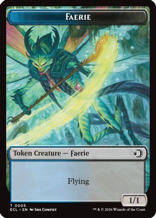 Faerie // Goblin Double-Sided Token (ECL-5 // 6) - token - Foil