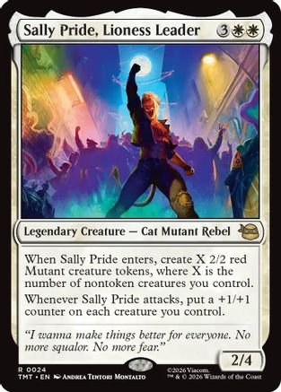 Sally Pride, Lioness Leader (TMT-024) - rare - Foil