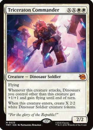 Triceraton Commander (TMT-025) - mythic