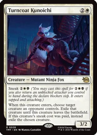 Turncoat Kunoichi (TMT-026) - rare