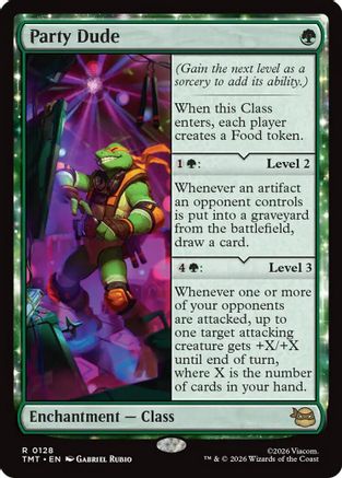 Party Dude (TMT-128) - rare - Foil