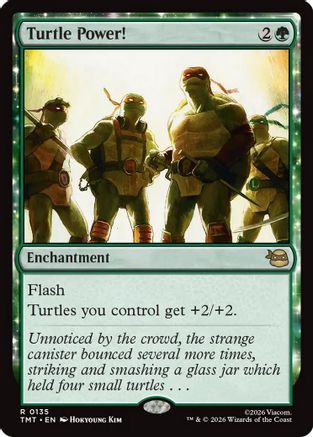 Turtle Power! (TMT-135) - rare - Foil