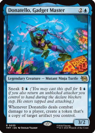 Donatello, Gadget Master (TMT-035) - rare