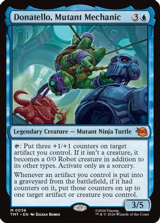 Donatello, Mutant Mechanic (TMT-036) - mythic - Foil