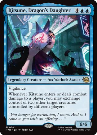 Kitsune, Dragon's Daughter (TMT-041) - rare - Foil