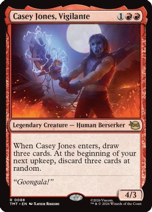 Casey Jones, Vigilante (TMT-088) - rare - Foil