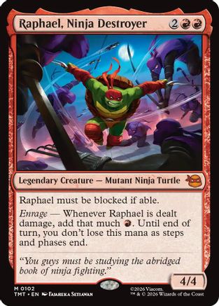 Raphael, Ninja Destroyer (TMT-102) - mythic