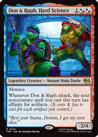 Don & Raph, Hard Science (TMT-144) - rare - Foil
