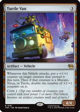 Turtle Van (TMT-181) - rare