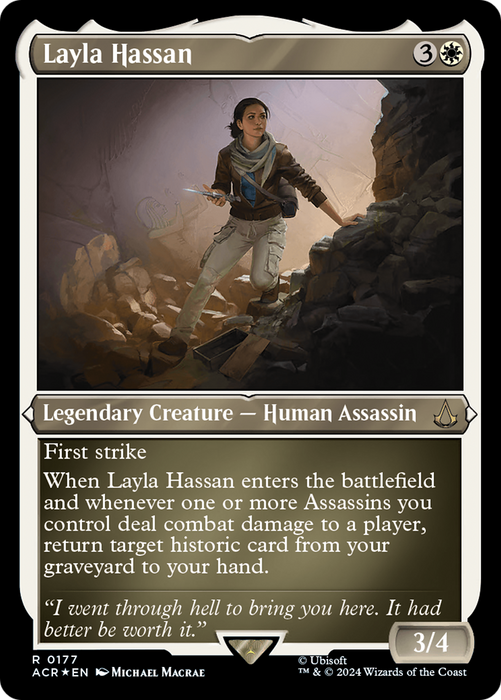 Layla Hassan (ACR-177) - rare - Etched Foil
