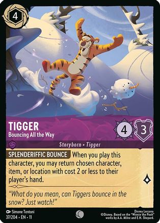 Tigger - Bouncing All the Way (37/204) - W - Common