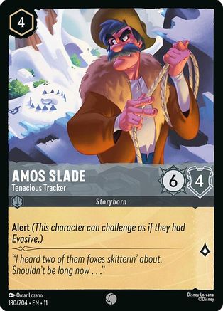 Amos Slade - Tenacious Tracker FRANÇAIS (180/204) - G - Commune - Cold Foil