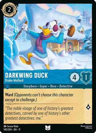 Darkwing Duck - Drake Mallard (145/204) - W - Uncommon