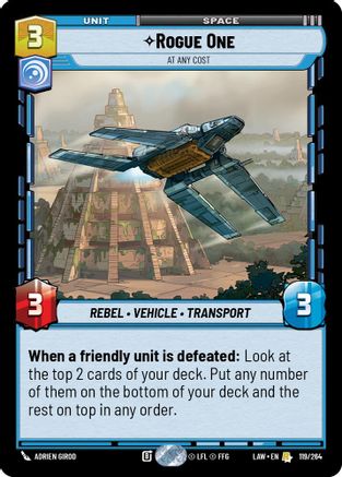 Rogue One - At Any Cost (119/264) - ALT - Rare