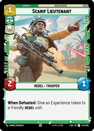 Scarif Lieutenant (142/264) - ALT - Uncommon