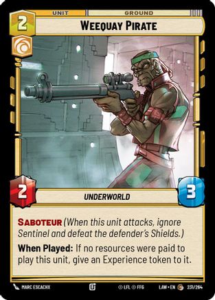 Weequay Pirate (231/264) - ALT - Common