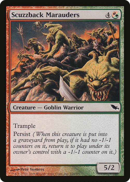 Scuzzback Marauders (SHM-216) - common