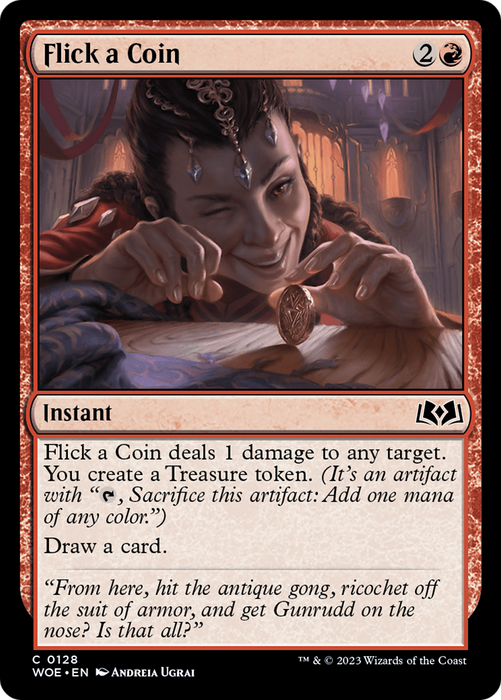 Flick a Coin (WOE-128) - common - Foil