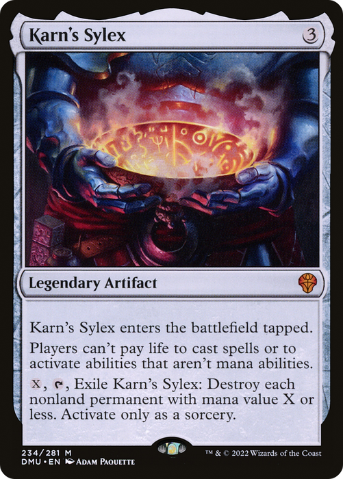 Karn's Sylex (DMU-234) - mythic - Foil