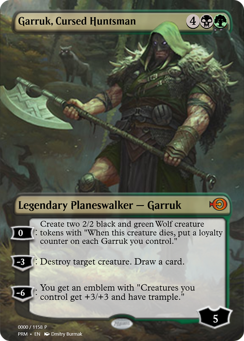 Garruk, Cursed Huntsman (PRM-78856) - mythic - Foil