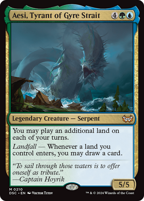 Aesi, Tyrant of Gyre Strait (DSC-210) - mythic