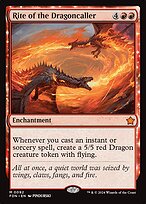 Rite of the Dragoncaller (FDN-092) - mythic