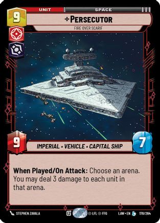 Persecutor - Fire Over Scarif (178/264) - ALT - Legendary