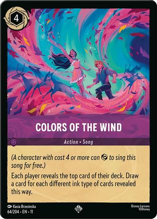 Colors of the Wind (64/204) - W - Super Rare - Cold Foil