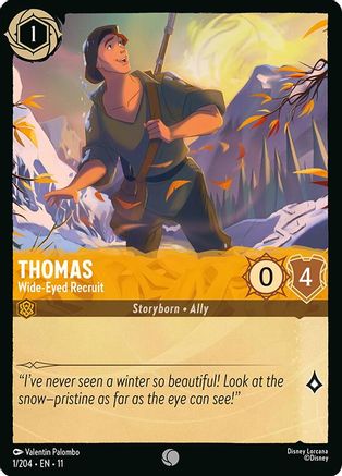 Thomas - Wide-Eyed Recruit FRANÇAIS (1/204) - G - Commune