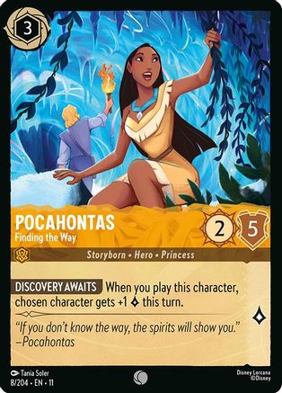 Pocahontas - Finding the Way FRANÇAIS (8/204) - G - Commune - Cold Foil