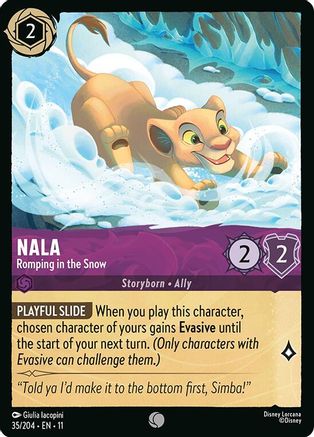 Nala - Romping in the Snow (35/204) - W - Common