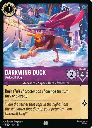 Darkwing Duck - Darkwolf Dog (43/204) - W - Common