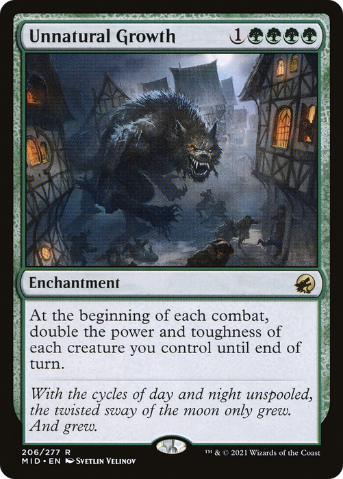 Unnatural Growth (MID-206) - rare - Foil