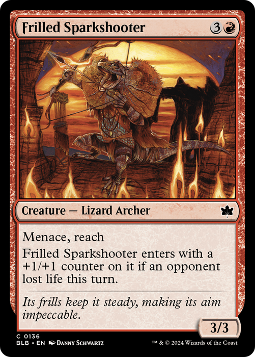 Frilled Sparkshooter (BLB-136) - common - Foil