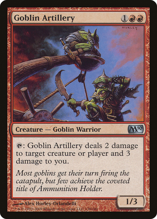 Goblin Artillery (M10-138) - uncommon