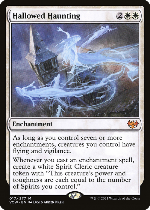 Hallowed Haunting (VOW-017) - mythic