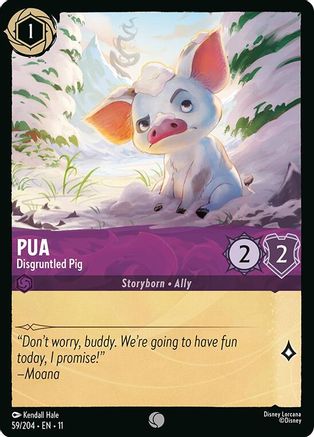 Pua - Disgruntled Pig FRANÇAIS (59/204) - G - Commune - Cold Foil