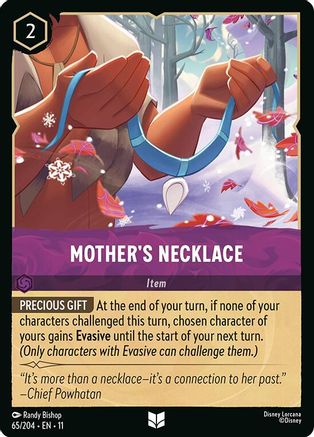 Mother's Necklace (65/204) - W - Uncommon - Cold Foil