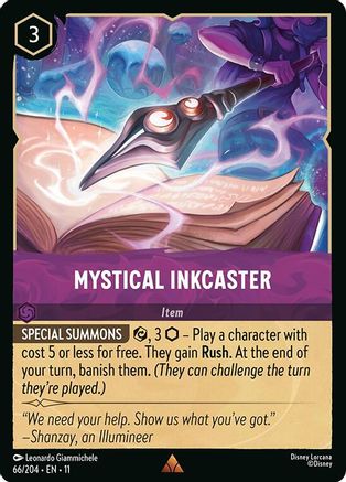 Mystical Inkcaster (66/204) - W - Rare